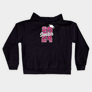 Senior 2024 Girls Class Of 2024 Graduate College High School Kids Hoodie